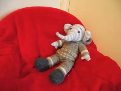 elephant knitting pattern for free