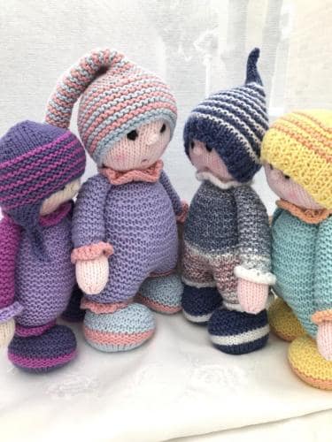 first knitted toy doll pattern