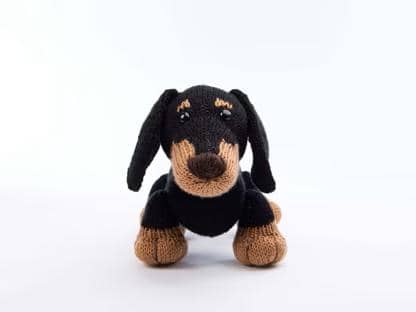 easy knitting pattern for dachshund dog toy
